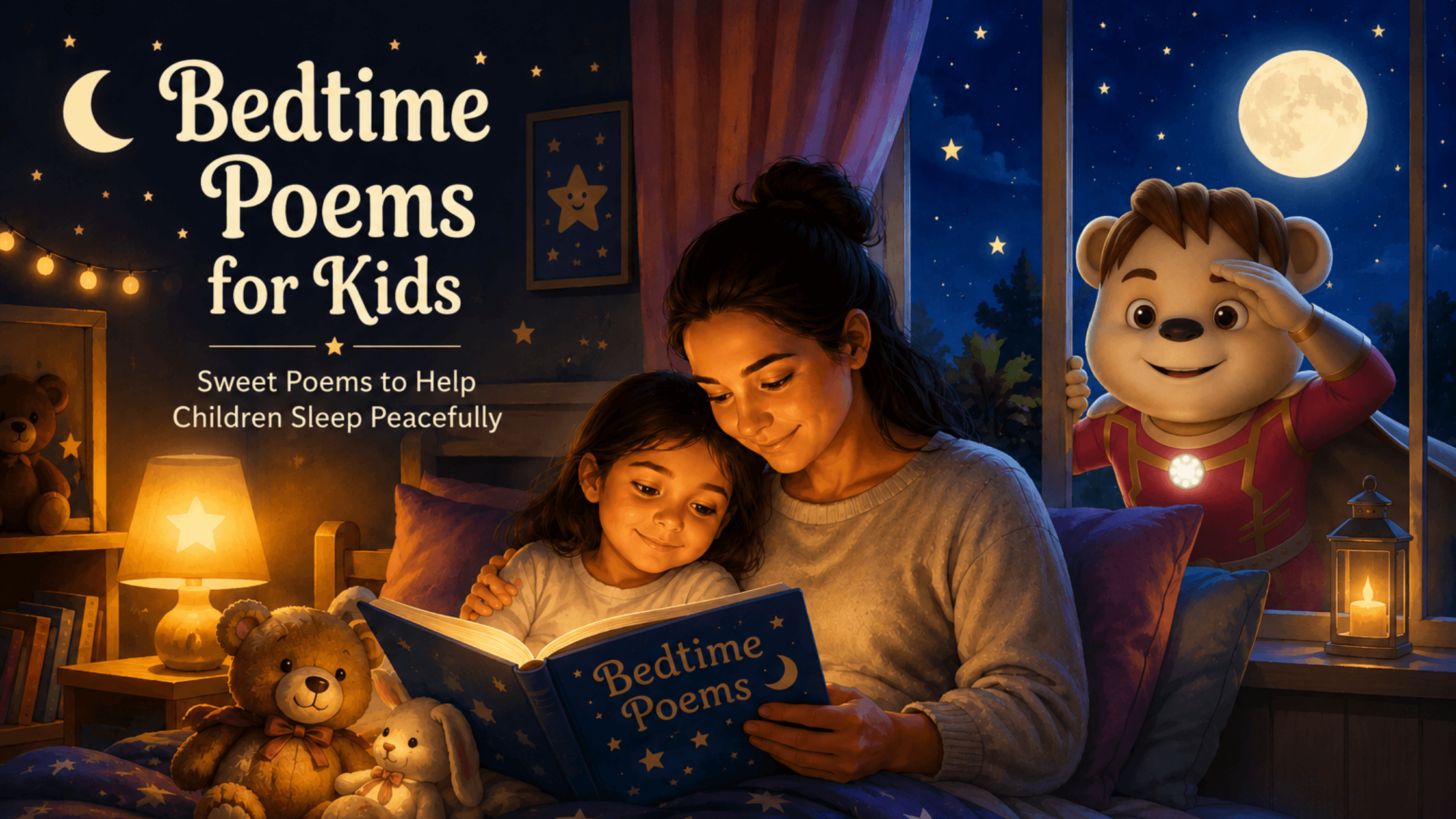 Bedtime Poems for Kids to Help Children Sleep Peacefully